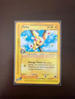 Pichu 58/165 Expedition Base Set 2002 Pokemon Lightly Played Vintage TCG WOTC - Image 2