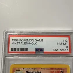 Pokemon TCG Ninetales Base Set Nm-mt ￼ Psa 8 - Image 2