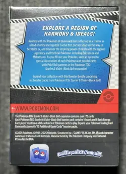 Pokemon TCG Black Bolt Booster Bundle New Factory Sealed New English - 6 Packs - Image 2