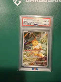 2025 Pokemon SVP EN-SV Black Star Promo Eevee #173 PSA 10 Gem Mint - Image 1