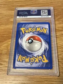 2000 Pokemon Base Set 2 Chansey #3 English Holo Rare 3/130 - PSA 8 NM-MT - Image 2