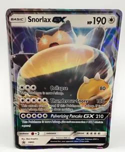 Snorlax GX SM05 Jumbo Pokemon Black Star Promo - Image 1