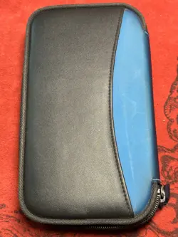 Yugioh! - Blue/Black Zippered Calculator Case with Card Slots for TI-83 84 - Image 2