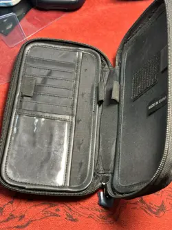 Yugioh! - Blue/Black Zippered Calculator Case with Card Slots for TI-83 84 - Image 3