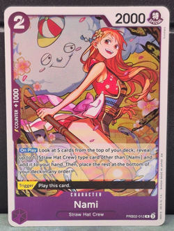 Nami PRB-02 PRB02-012 Foil Rare The Best Vol 2 One Piece Near Mint Card TCG NM - Image 1