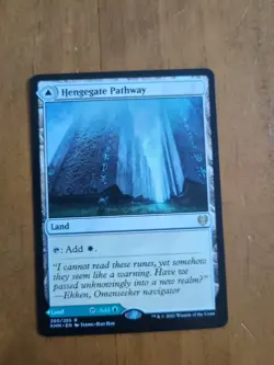 Magic The Gathering Hengegate Pathway Mistgate Pathway KHM Card 260 - Image 1