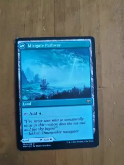 Magic The Gathering Hengegate Pathway Mistgate Pathway KHM Card 260 - Image 2