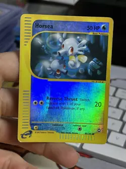 Horsea 85/147 Aquapolis 2002 Reverse Holo E-Series Nintendo Pokemon Card TCG - Image 3