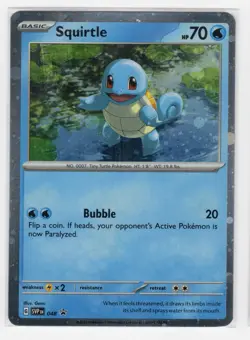 Squirtle - (Cosmos Holo) Promo SV: Scarlet & Violet Promo Cards SVP Water 048 - Image 1
