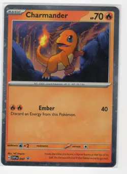 Charmander - (Cosmos Holo) Promo SV: Scarlet & Violet Promo Cards SVP Fire 047 - Image 1