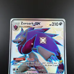 Zoroark GX 77a/73 Promo Shining Legends Holo Full Art Pokemon Card - Image 2