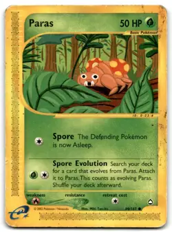 2003 E-Card - Aquapolis Paras Basic/Common #99 - Image 1