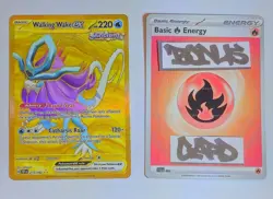 Walking Wake ex 215/162 Hyper Rare Temporal Forces Pokemon TCG & Bonus Card - Image 1