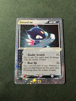 Pokemon 2003 Sneasel EX Ruby and Sapphire Holo Ultra Rare Card 103/109 - Image 1