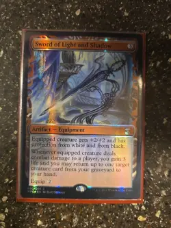 1x Sword of Light and Shadow - FOIL NM-Mint - Kaladesh Masterpieces MTG - Image 1