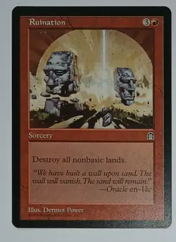 Magic the Gathering * MTG * 1 x Ruination * Stronghold * LP - Image 1