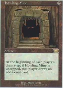 1 x Howling Mine - Classic Sixth Edition - Heavy Play - MTG - Image 1