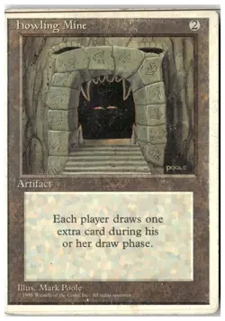 MTG Howling Mine - Fourth Edition Heavily Played English - Image 1