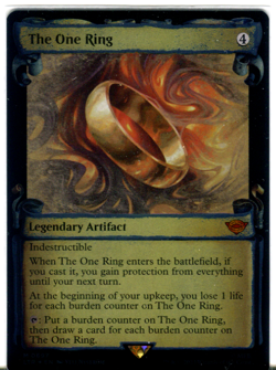 MTG - The One Ring - Scroll Showcase Foil M 0697 - NM - Lord of the Rings! - Image 1