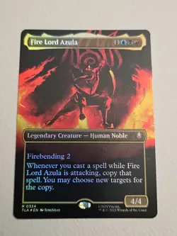 Fire Lord Azula (0334) (Borderless) Avatar: The Last Airbender Foil - Image 1