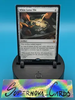 NM White Lotus Tile, MTG, Avatar: The Last Airbender, Magic the Gathering, 262 - Image 1