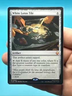 NM White Lotus Tile, MTG, Avatar: The Last Airbender, Magic the Gathering, 262 - Image 3