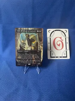 HALO FOIL - Gray Merchant of Asphodel NM MTG Secret Lair Encyclopedia of Magic - Image 1