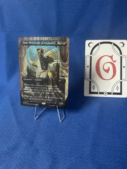 HALO FOIL - Gray Merchant of Asphodel NM MTG Secret Lair Encyclopedia of Magic - Image 2