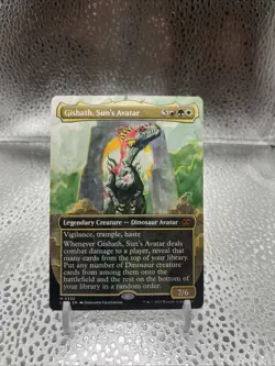 Gishath, Sun's Avatar (Borderless) M The Lost Caverns of Ixalan 330 NM - Image 1