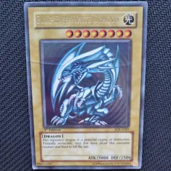 Blue-Eyes White Dragon SDK-E001 Ultra Rare 1st Edition (HP) | Kaiba Deck YuGiOh! - Image 2