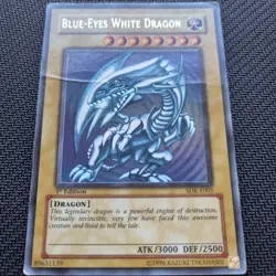 Blue-Eyes White Dragon SDK-E001 Ultra Rare 1st Edition (HP) | Kaiba Deck YuGiOh! - Image 3