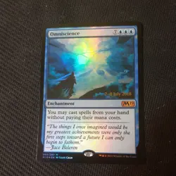 Omniscience - (Prerelease) FOIL Core Set 2019 Promos NM CARD - Image 1