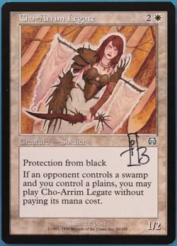 Cho-Arrim Legate Mercadian Masques NM Uncommon SIGNED CARD (441498) ABUGames - Image 1