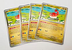 Pokemon Cards 2024 Twilight Masquerade Playset Tatsugiri 131/167 4x x4 - Image 1