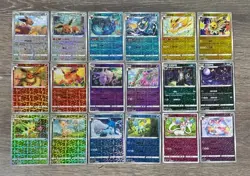 2025 pokemon S-chinese gem pack2 cbb2c Eevee Evolution 117card set Holo NM - Image 3