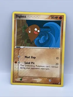 Pokemon TCG Diglett EX Crystal Guardians 50/100 Regular Common Card - Image 1