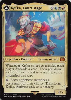 Kefka, Court Mage M FINAL FANTASY 231 - LP MTG - Image 1