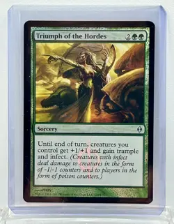 Triumph of the Hordes FOIL - MTG Magic The Gathering- New Phyrexia - NM - Image 1
