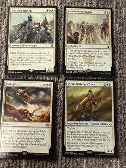 Magic The Gathering MTG Lot 4 Rares Anointed Procession Fumigate Benalish Djeru - Image 1