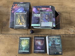 Magic: The Gathering Duskmourn: Death Toll Commander Deck Sleeved plus dice! - Image 1