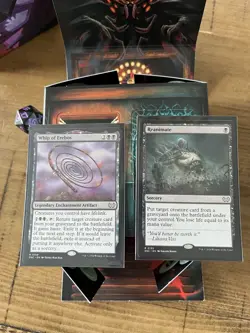 Magic: The Gathering Duskmourn: Death Toll Commander Deck Sleeved plus dice! - Image 3