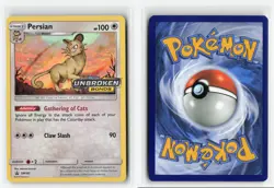 PERSIAN SM182 PRE RELEASE PROMO POKEMON TCG LP - Image 3