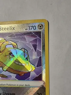 Radiant Steelix 124/196 - Lost Origin - Ultra Rare Holo Pokemon Card NM (D027) - Image 4