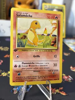 1st Edition FRENCH Charmander 46/102 Base Set - Clean! Pokemon Card - NM/Mint!!! - Image 3
