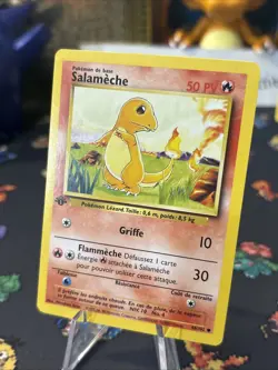 1st Edition FRENCH Charmander 46/102 Base Set - Clean! Pokemon Card - NM/Mint!!! - Image 4