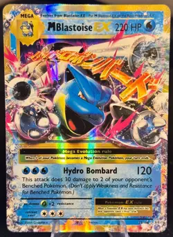 Mega Blastoise EX 22/108 XY Evolutions Holo MINT Pokemon - Image 1