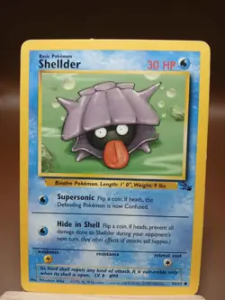 HP/DMG SHELLDER - 54/62 - Fossil - Pokemon Card Vintage WOTC - Image 1