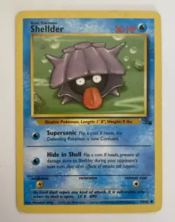 SHELLDER - 54/62 - Fossil - Pokemon Card - Image 1