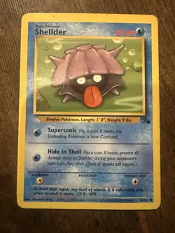 SHELLDER - 54/62 - Fossil - Pokemon Card - MP - Image 1