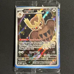 Noctowl #141 Pokemon Center Exclusive SV Promo - Stellar Crown -SEALED NM - Image 1